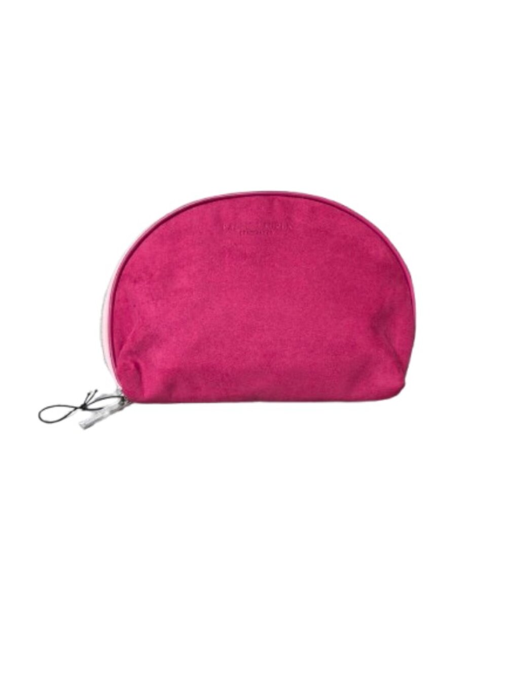 Ralph Lauren Fragrance Pink Faux Suede Make Up Cosmetic Bag